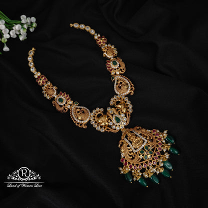 92.5 silver gold replica necklace-RCBH001