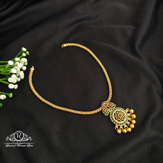 92.5 silver nanu necklace with locket-RCR136