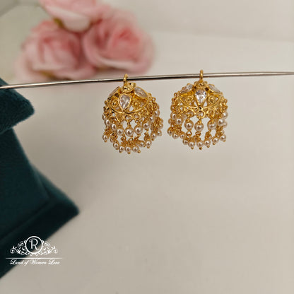 92.5 Silver changeable jumkas-RCBH026