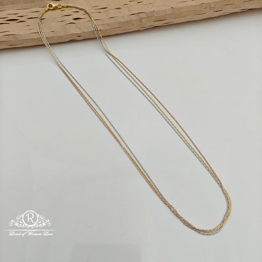 92.5 Silver 3Tone Italian Chain-RCSS016