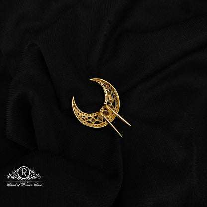 92.5 silver hair accessories with white stones -RCH1157