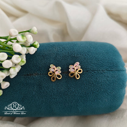 92.5 Ultra premium flower design earrings-RCR158