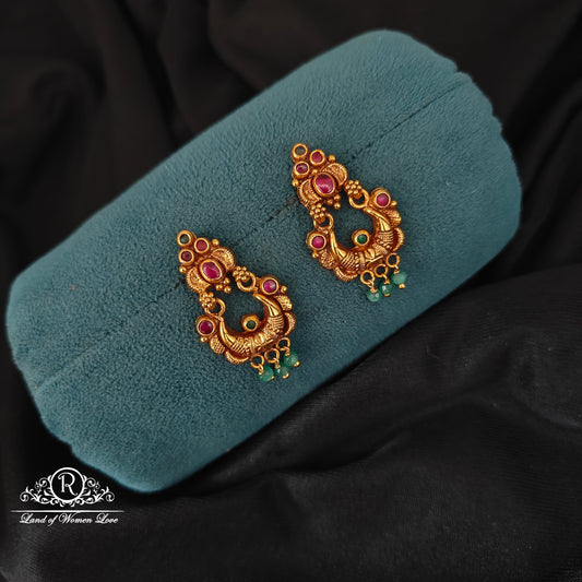 92.5 SILVER CHANDBALI EARRINGS-RCJR1041