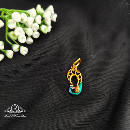 92.5 Silver Peacock Locket-RCR085