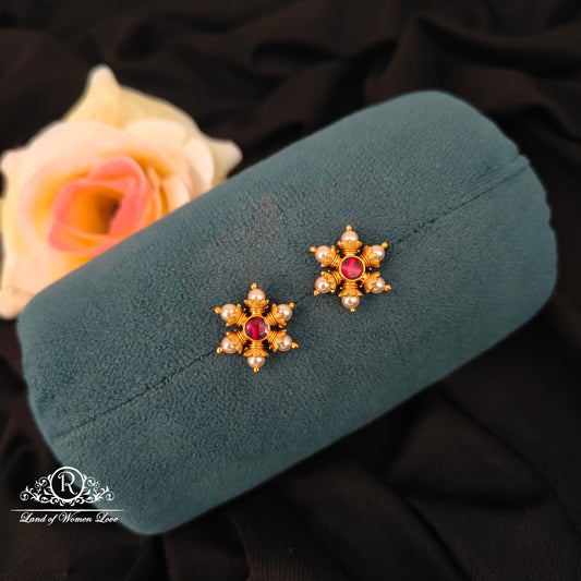 92.5 Silver Small earrings-RCJR1103