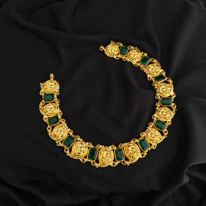 92.5 Silver with gold polish Necklace -RCH1329