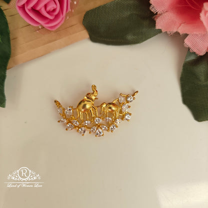 92.5-SILVER ELEPHANT MALA LOCKET-RCNJ064