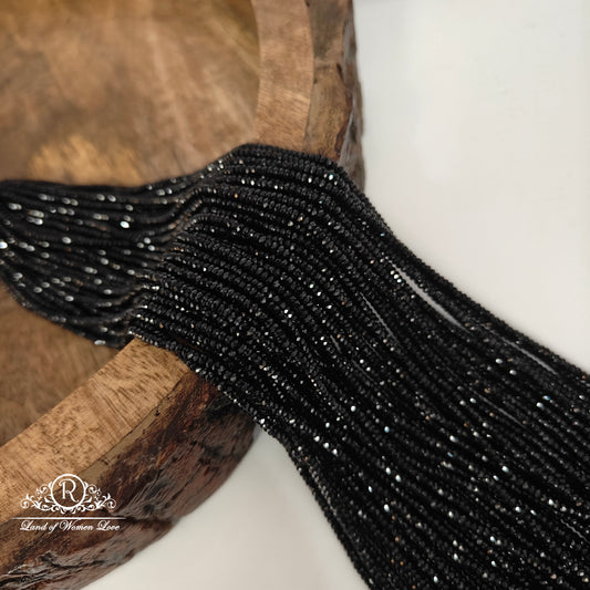 BLACK SPINALS BEADS-RCMR39