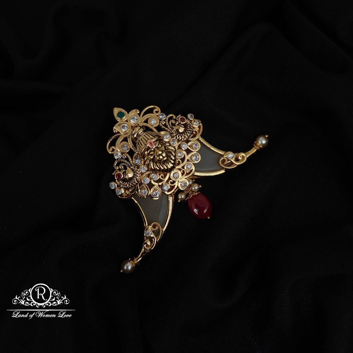 92.5 silver premium narasimha swamy puligoru pendant-RCHD006