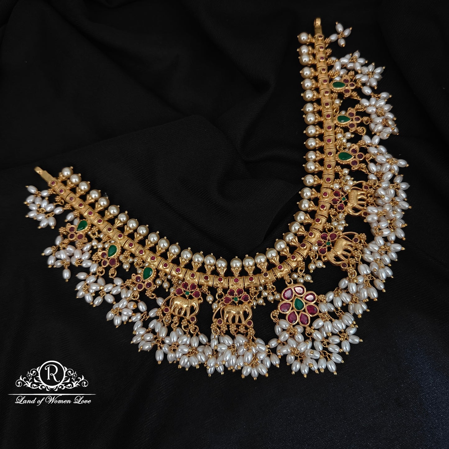 92.5 SILVER GUTTAPUSALU-NECKLACE-RCM1372