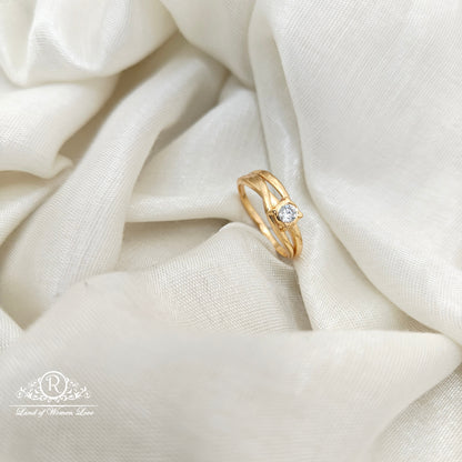 92.5 Silver finger ring -RCM1624