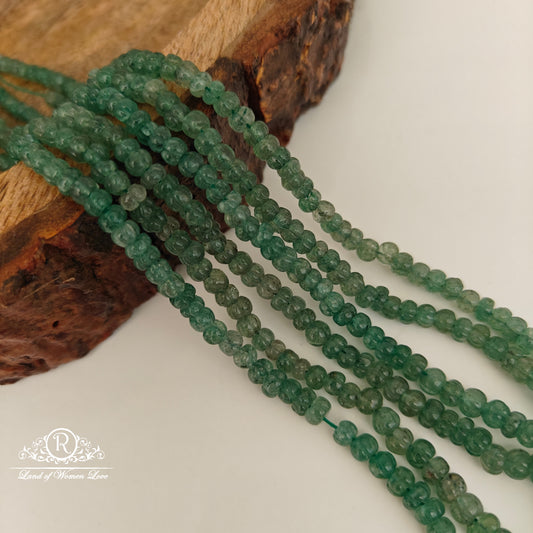 PUMPKIN GREEN BEADS-RCJM115