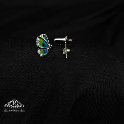 92.5 SILVER KIDS SPECIAL BUTTERFLY EARRINGS -RCG358