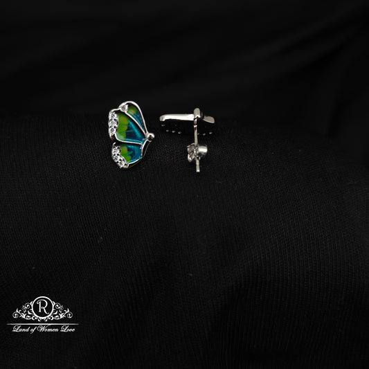 92.5 SILVER KIDS SPECIAL BUTTERFLY EARRINGS -RCG358
