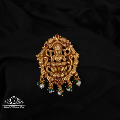 92.5-SILVER LAKSHMI DEVI PENDANT-RCZ974