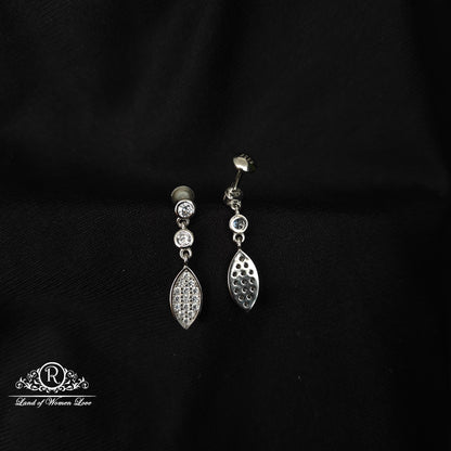 92.5 Silver Earrings-RCG322-1