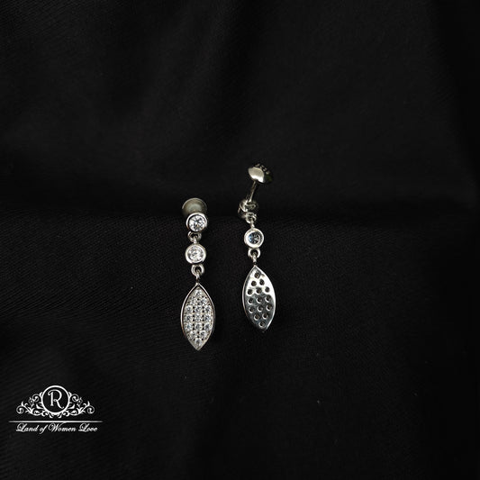 92.5 Silver Earrings-RCG322-1
