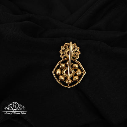 92.5 SILVER MOSSINATE PENDANT-RCG313