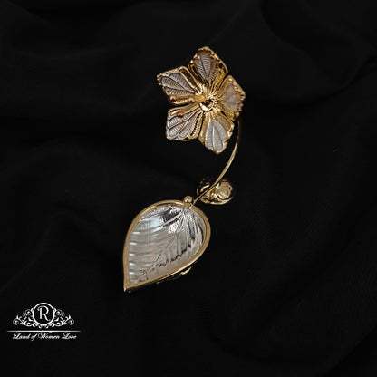 SILVER FLOWR DEEPAM -RCRS109