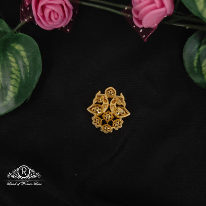 92.5-SILVER MOISSANITE SIDE LOCKET-RCMJ183