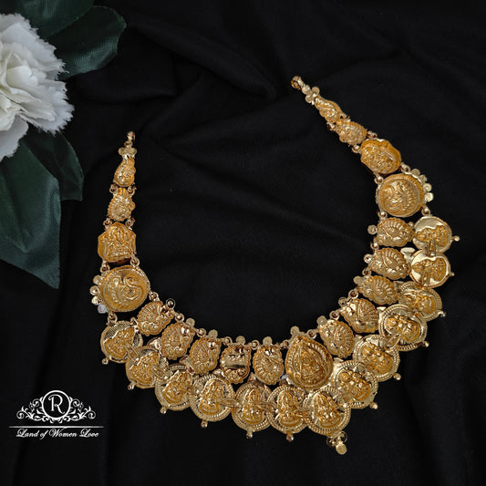 92.5 SILVER LAKSHMI DEVI NECKLACE-RCHD014