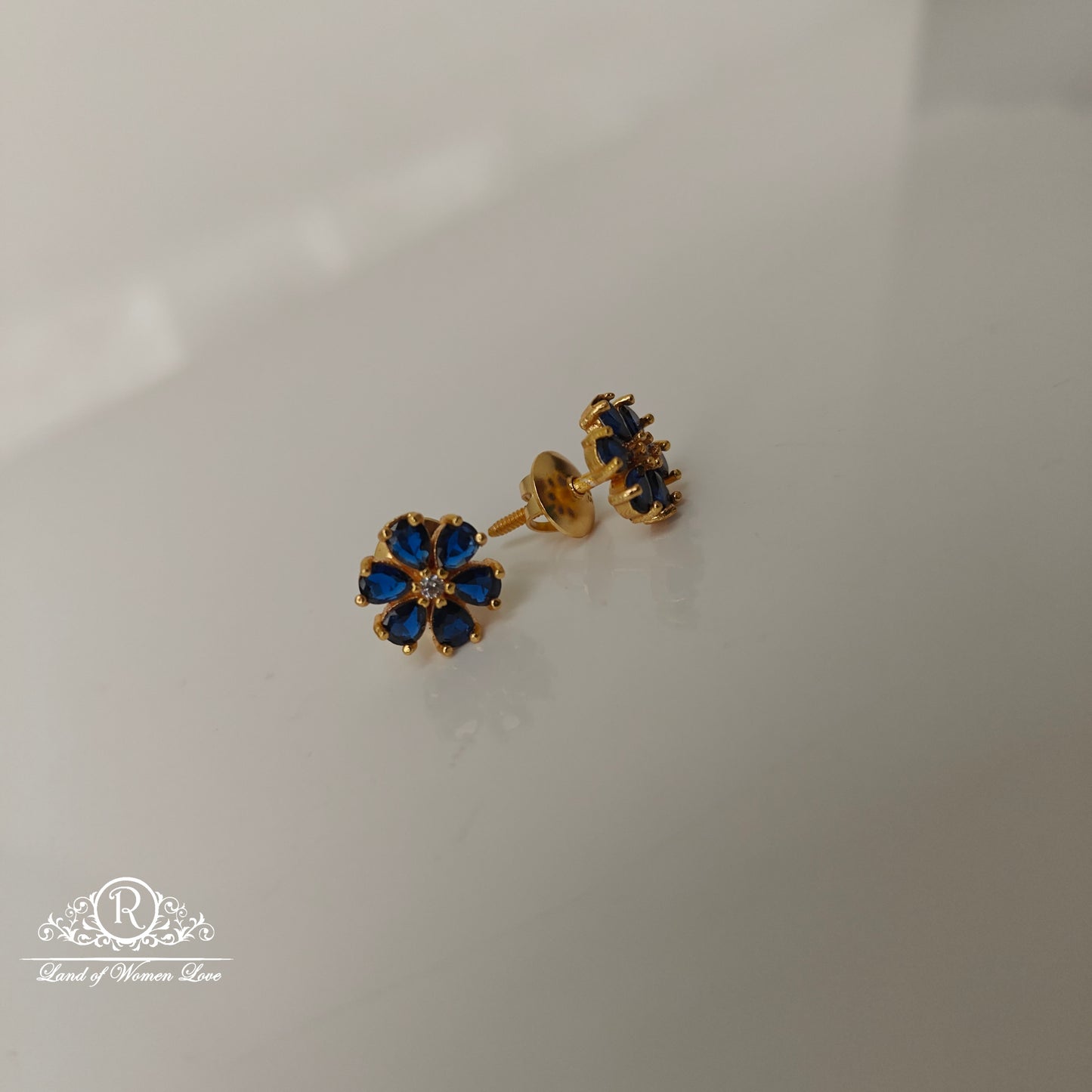 92.5 Silver Changble Model  Earrings-RCJR1112