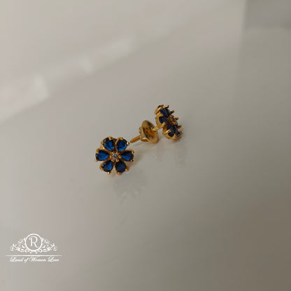 92.5 Silver Changble Model  Earrings-RCJR1112