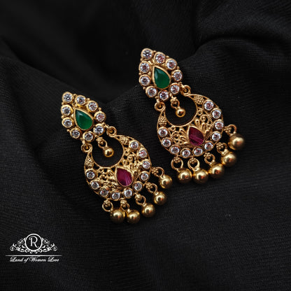 92.5 silver simple and Cute earrings -RCL04