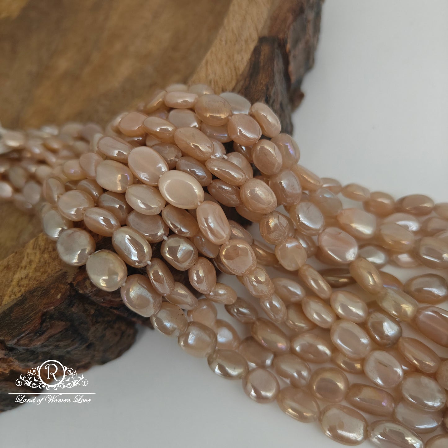 MOON STONE BEADS-RCJM040
