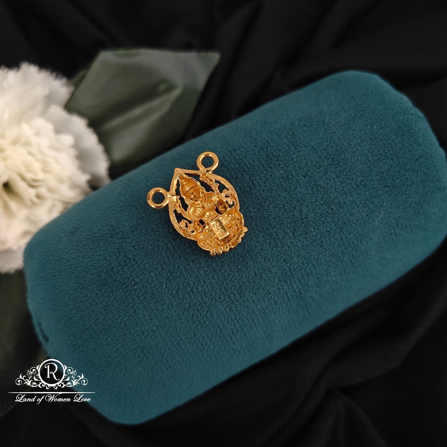 92.5-SILVER LAKSHMI DEVI MALA LOCKET -RCM1512