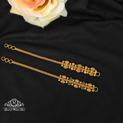 92.5 Silver Plain long Model Earchains-RCJR1148