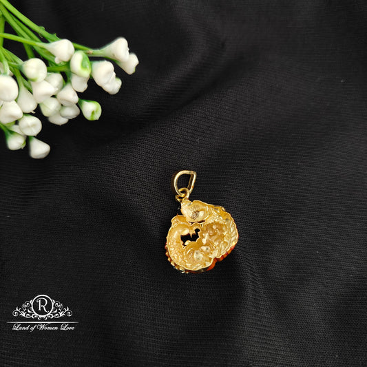 92.5 Silver Peacock Locket-RCR081