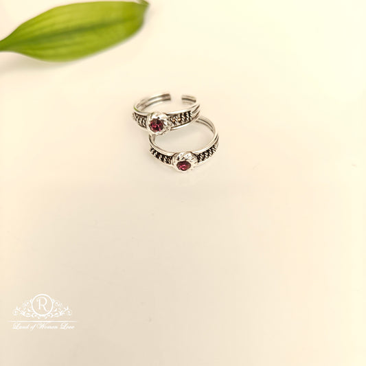 92.5 SILVER TOE RING-RCG329-1