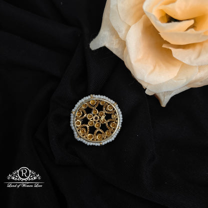 92.5 Silver Mossinate Side Locket -RCMJ282