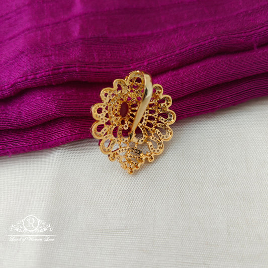 92.5 SILVER Diamond Finishing Pendant-RCSB005