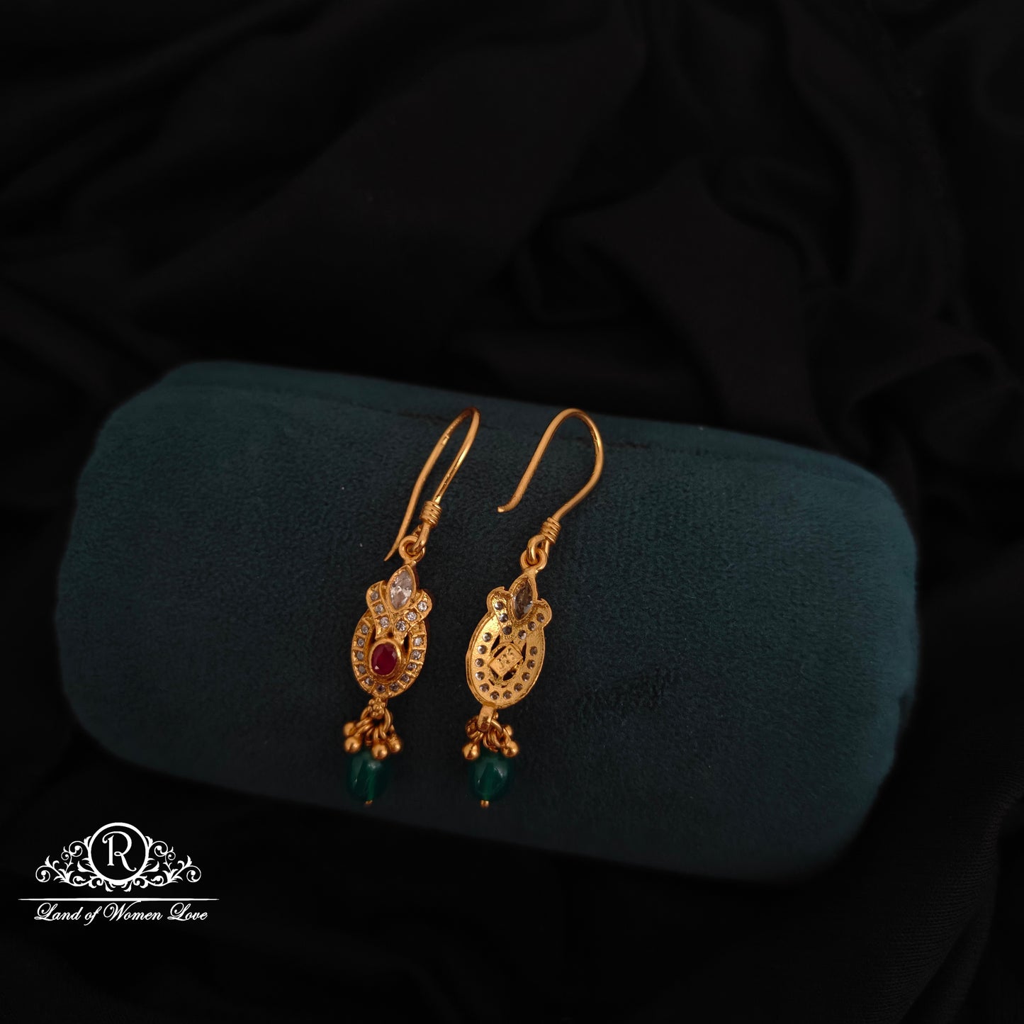 92.5 SILVER HOOK MODEL EARRINGS- RCZP057