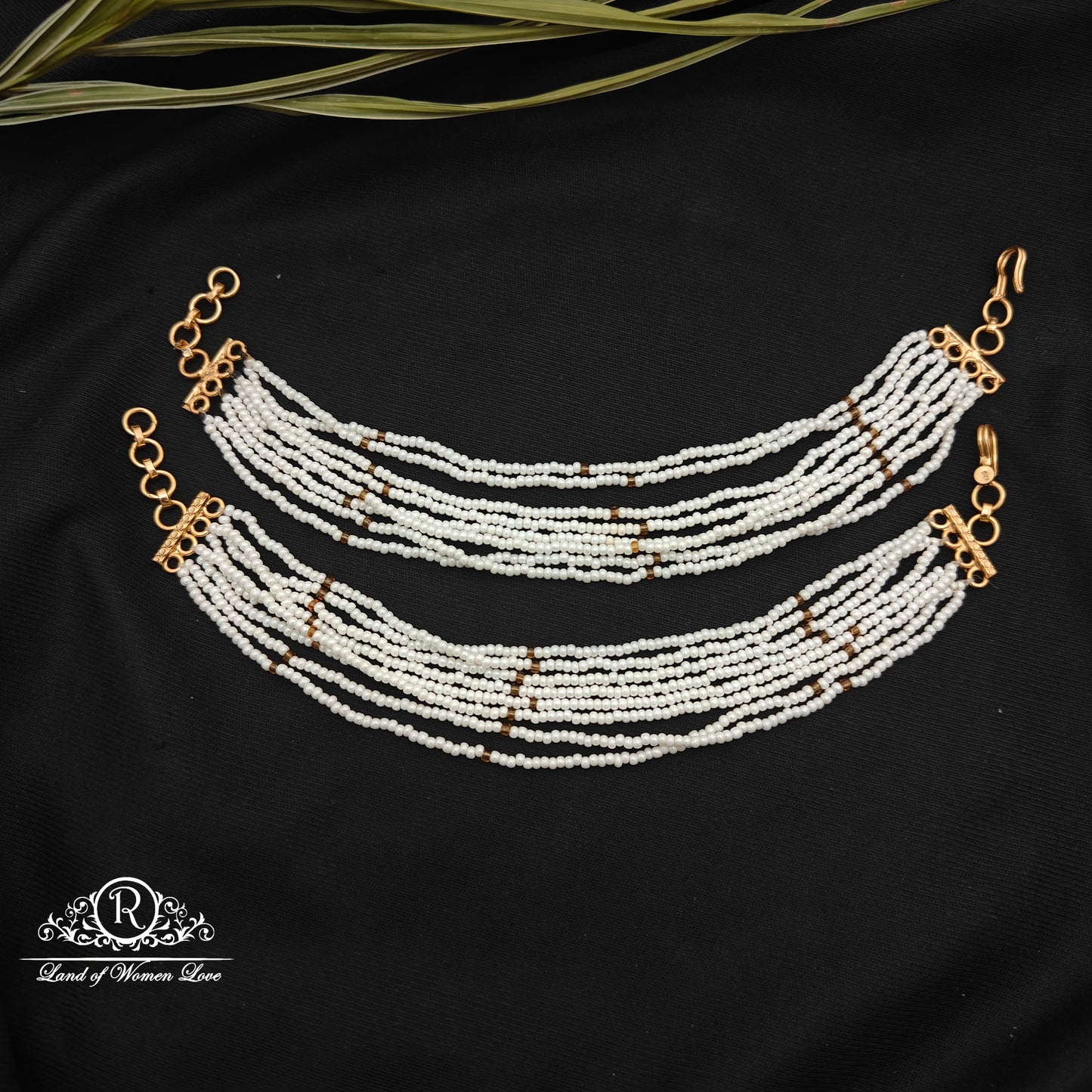 92.5 Silver earr chains -RCH1283