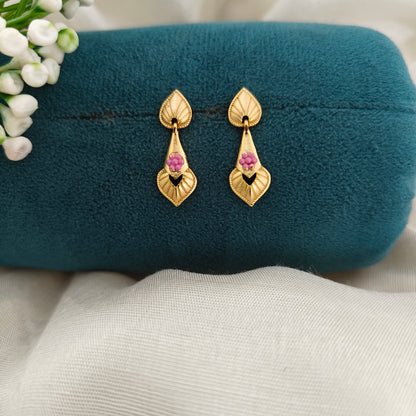 92.5 Ultra premium  flower design earrings-RCR170