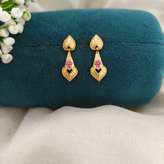 92.5 Ultra premium  flower design earrings-RCR170