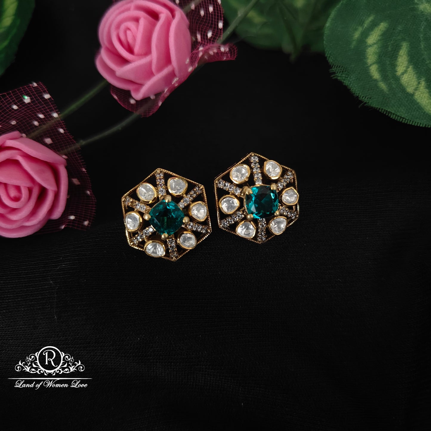 92.5-SILVER MOISSANITE EARRINGS-RCMJ192