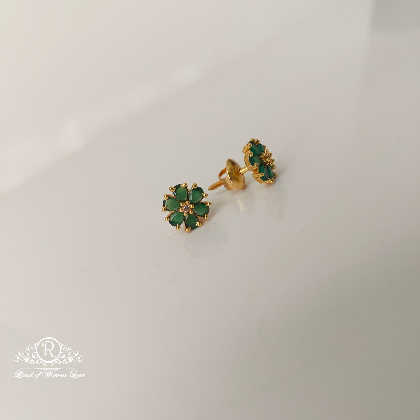 92.5 Silver Changble Model  Earrings-RCJR1112