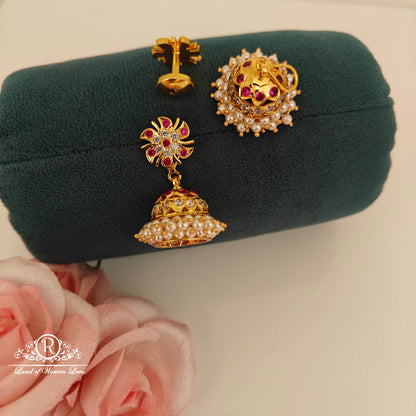 92.5 Silver handmade jumkas-RCK305