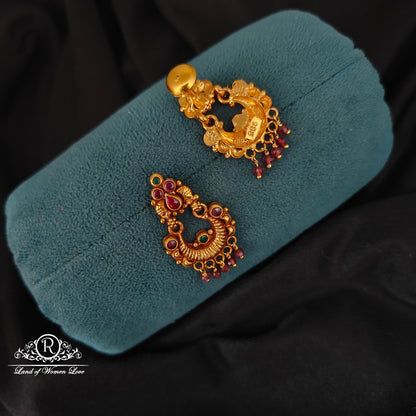 92.5 SILVER CHANDBALI EARRINGS-RCJR1040