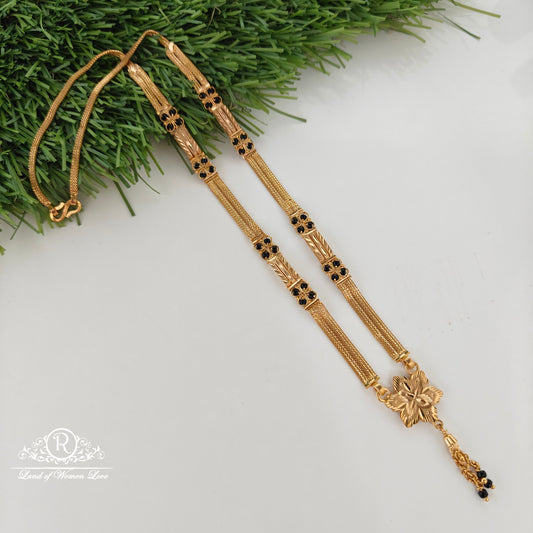 92.5 silver black beads with chain model-RCDS0661