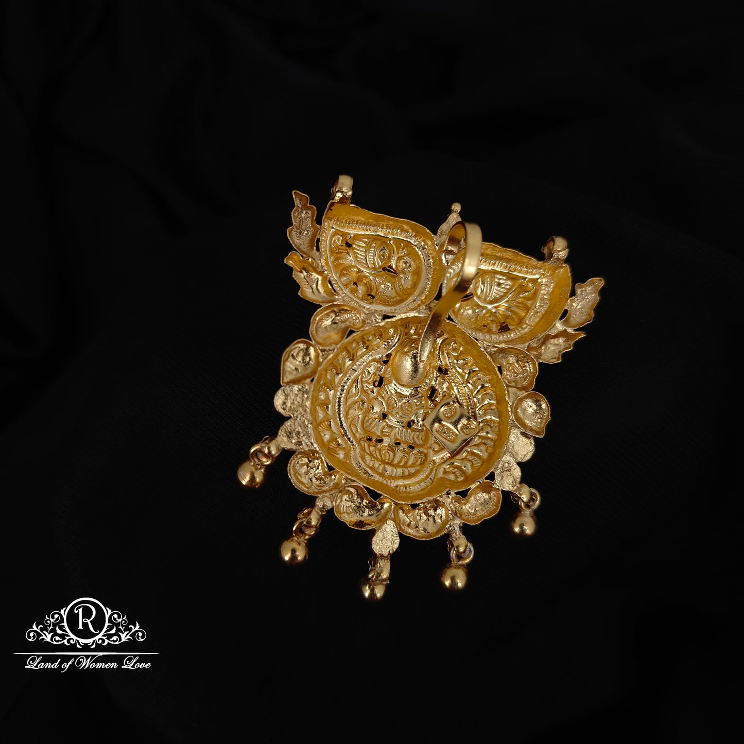 92.5-SILVER LAKSHMI DEVI MALA LOCKET-RCZ982