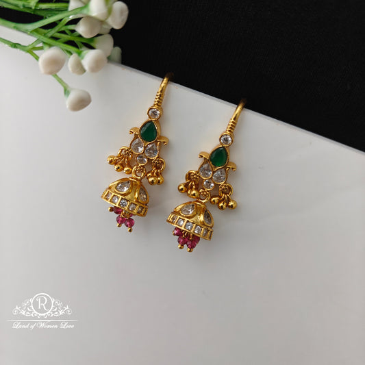92.5 Silver Hook Model earrings-RCCP498