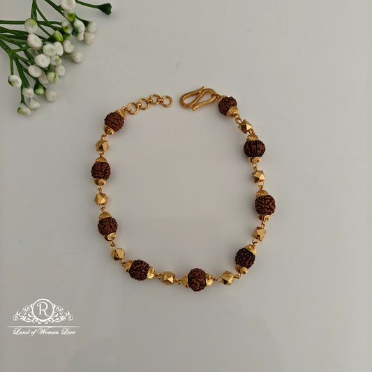 92.5 Silver Rudraksha Bracelet-RCR099