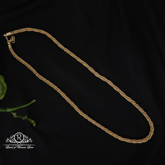 92.5 silver simple and Cute thali chain-RCJR387