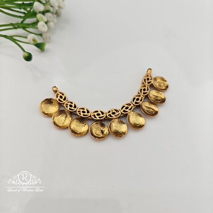 92.5 Silver with gold polish Mala locket -RCR222