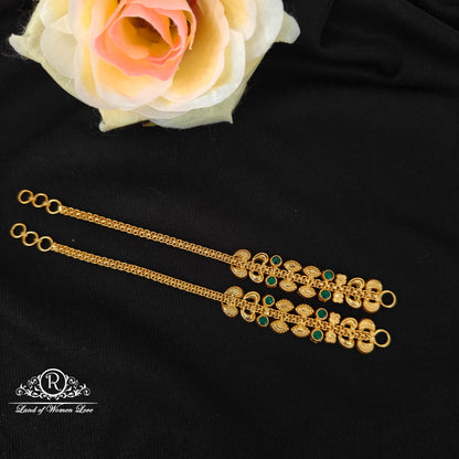 92.5 Silver Plain long Model Earchains-RCJR1150